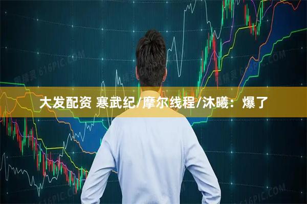 大发配资 寒武纪/摩尔线程/沐曦：爆了